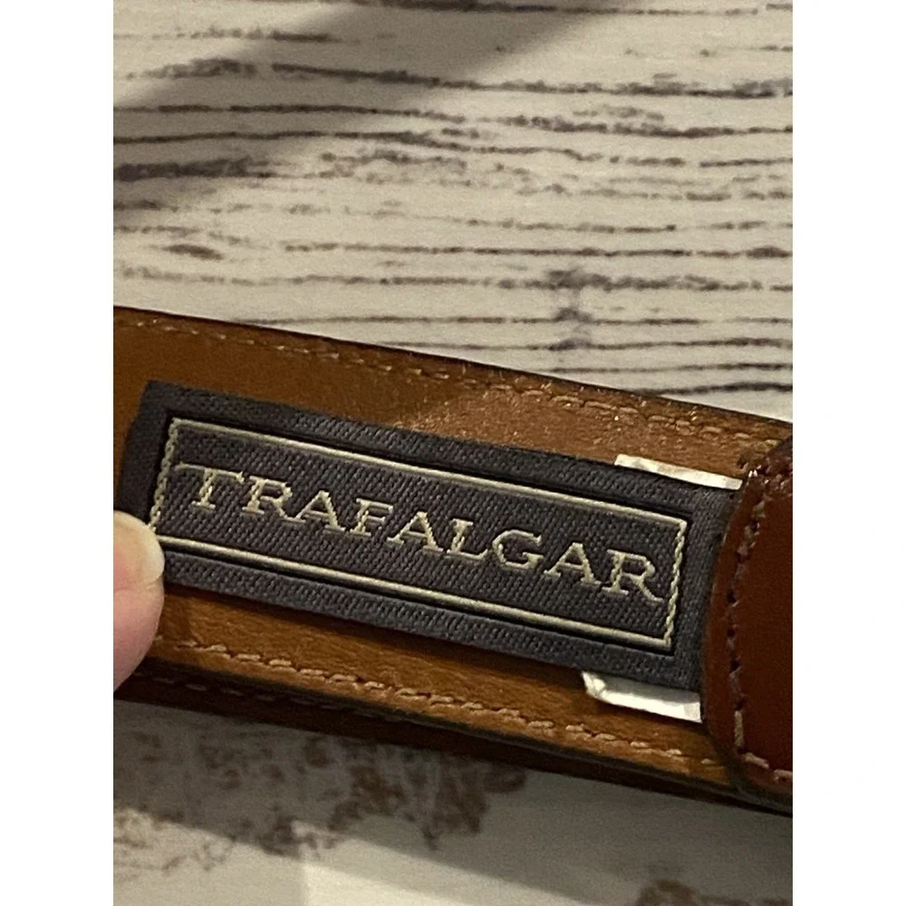 Trafalgar Brown Genuine Leather 1.25